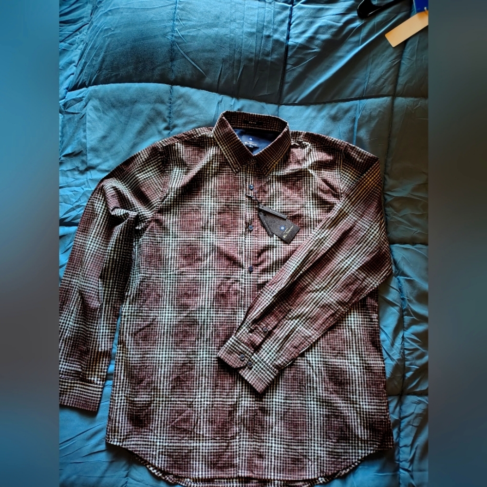 NWT Ben Sherman Button Down Long Sleeve Shirt